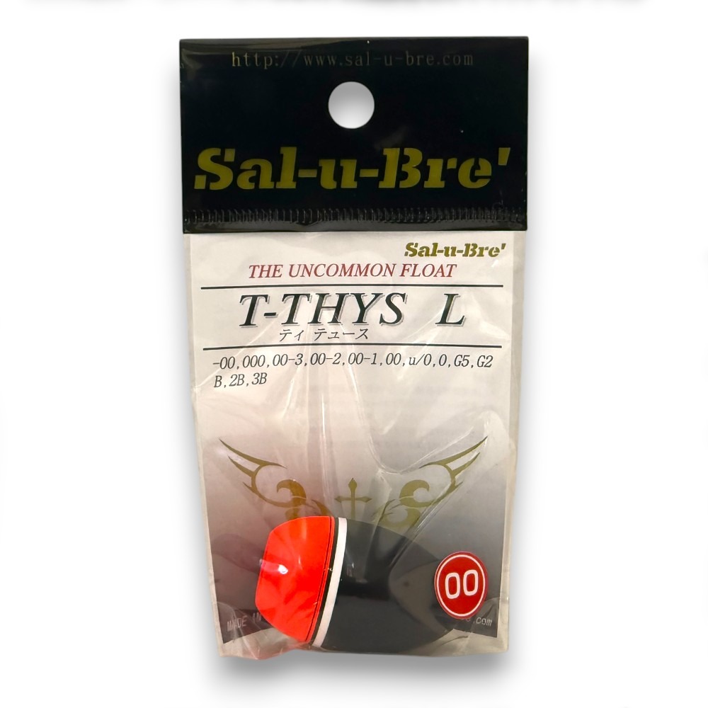 中壢紅海釣具【sal-u-Bre】T-THYS L 高級桐木 (橘色)-磯釣阿波 海釣浮標-規格圖7