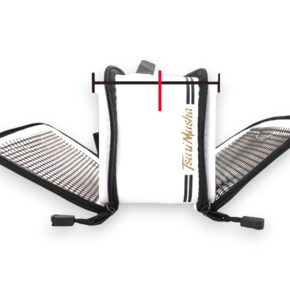 中壢紅海釣具【TSuriMusha】釣武者 白色釣具收納盒 置物盒 阿波袋-細節圖2