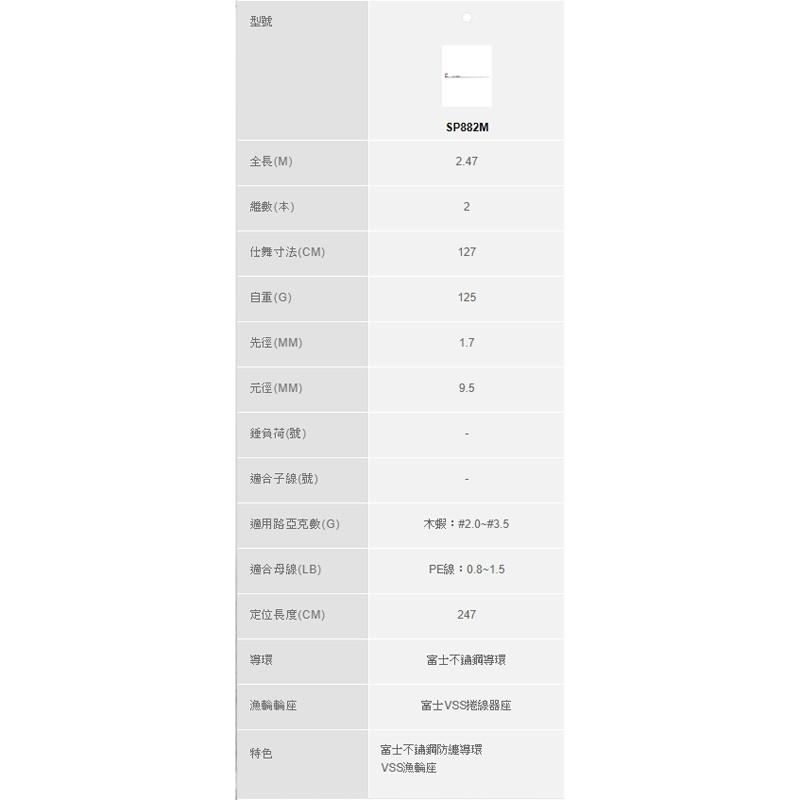 鴻海釣具企業社《okuma》天蠍座 SCORPIO SP822M 軟絲竿-細節圖5