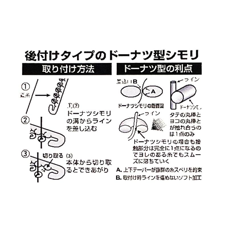 (鴻海釣具企業社)《TSURIKEN-釣研》 ドーナツ　シモリ  快拆擋豆-細節圖2