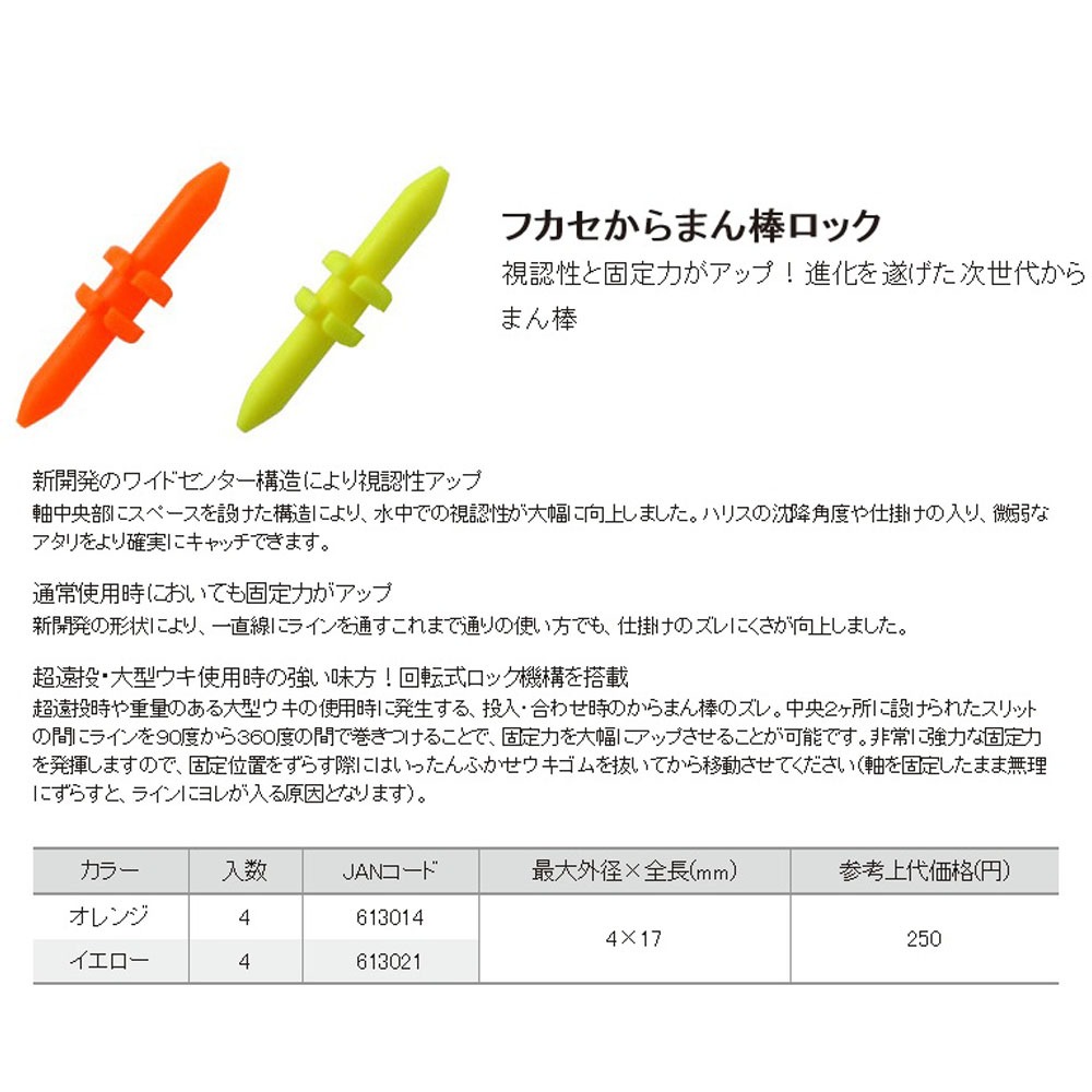 鴻海釣具企業社《TSURIKEN-釣研》フカセからまん棒ロック 卡拉棒  潮受 雙插 卡拉單棒/卡拉雙棒 磯釣配件-細節圖6