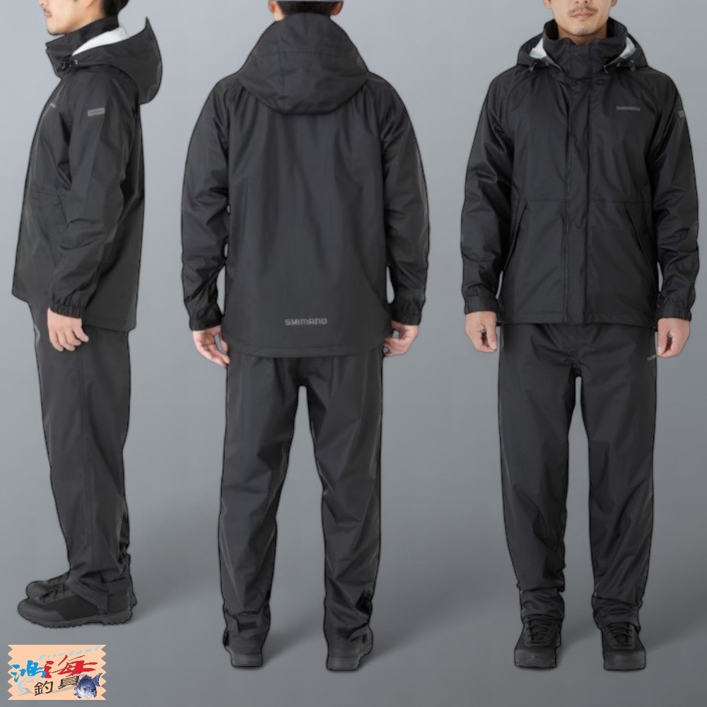 鴻海釣具企業社 小資族 薄款【SHIMANO】 RA-027Q 便宜 雨衣套裝 釣魚套裝防水套裝 21年款 23年款新色-細節圖4