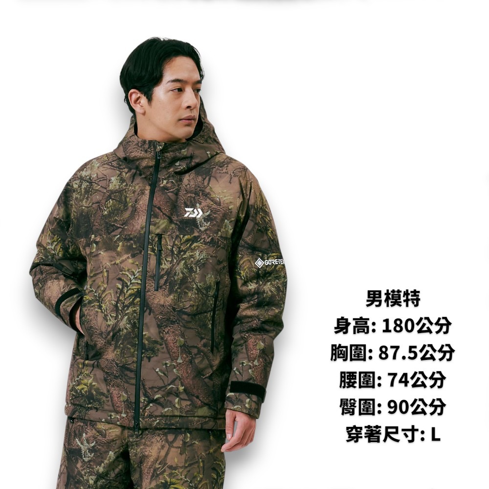 中壢紅海釣具 【DAIWA】DW-1725J GORE-TEX EXTRA LOFT 黑色冬季保暖外套-細節圖2