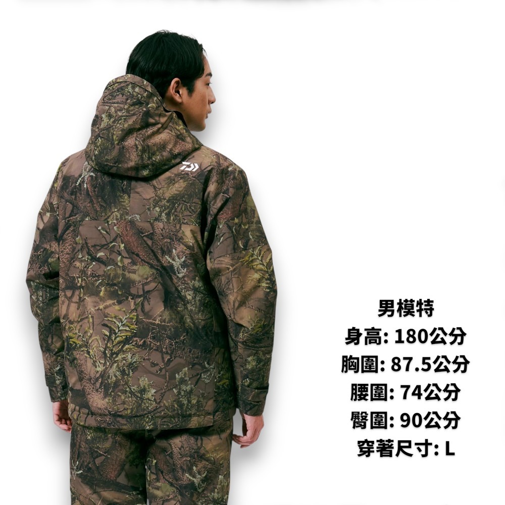 中壢紅海釣具 【DAIWA】DW-1725J GORE-TEX EXTRA LOFT 黑色冬季保暖外套-細節圖3