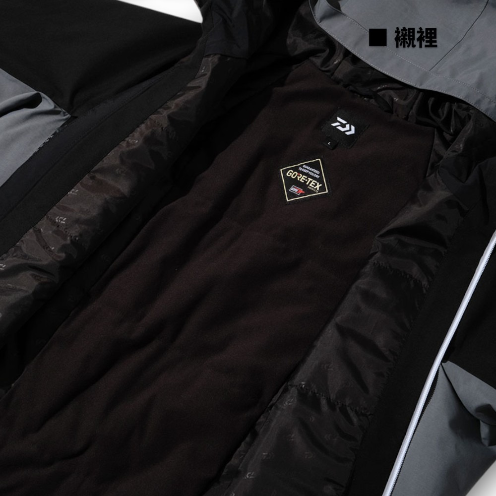 中壢紅海釣具【DAIWA】 DW-1825 GORE-TEX COMBI-UP 黑色冬季保暖釣魚套裝 (25年秋冬款)-細節圖11