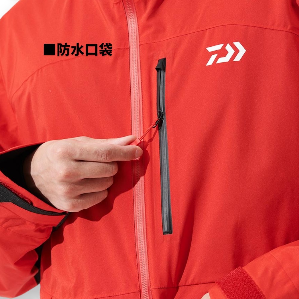 中壢紅海釣具【DAIWA】 DR-3625J RAINMAX 連帽防水外套 [25年款]-細節圖7