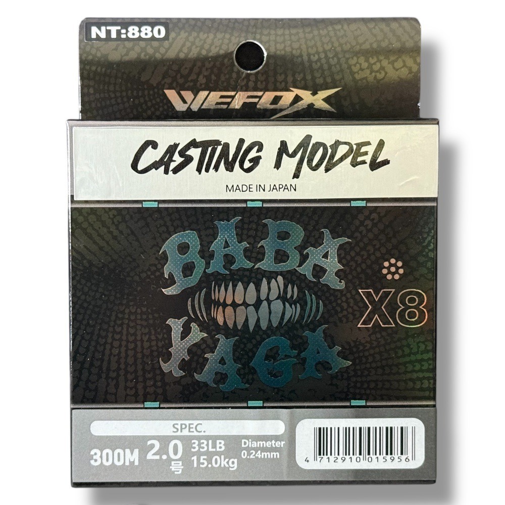 中壢鴻海釣具 【WEFOX】BABAYAGA X8 150/300/600M 8股 8本編 PE線  船釣 遠投 小搞搞-規格圖11