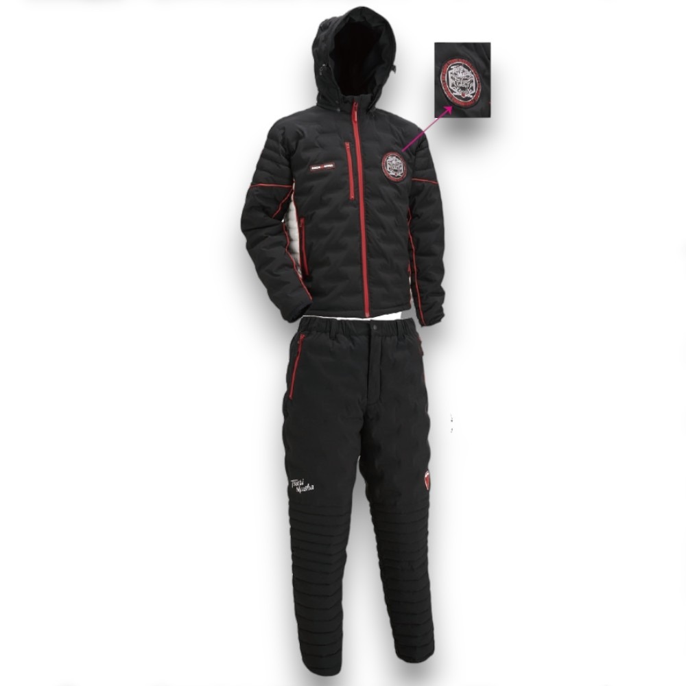 中壢紅海釣具【TSuriMusha】釣武者 MUSHA 黑色 防風保暖休閒套裝 (25年秋冬款)-細節圖2