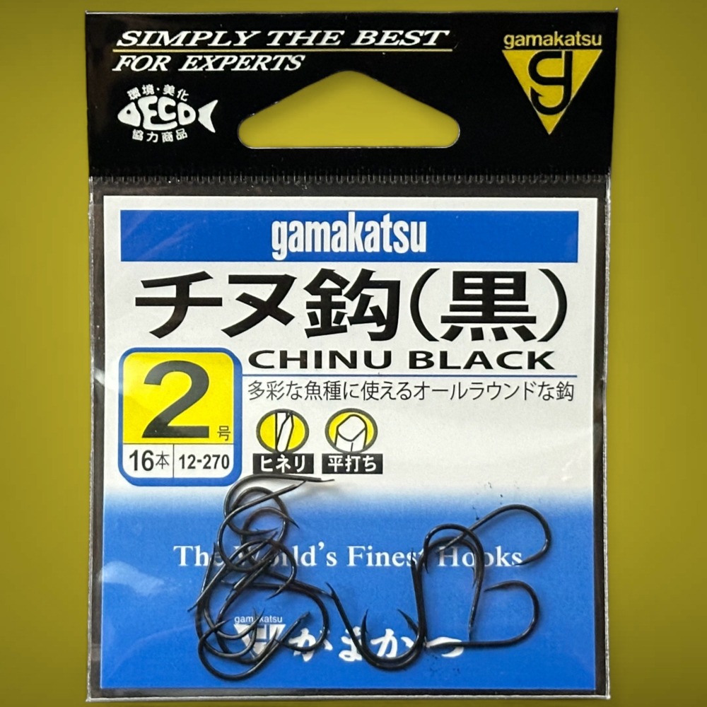 紅海釣具企業社《gamakatsu》チヌ（黑　ヒネリ）千又鉤 黑鯛鉤  磯釣鉤 魚鉤-細節圖3