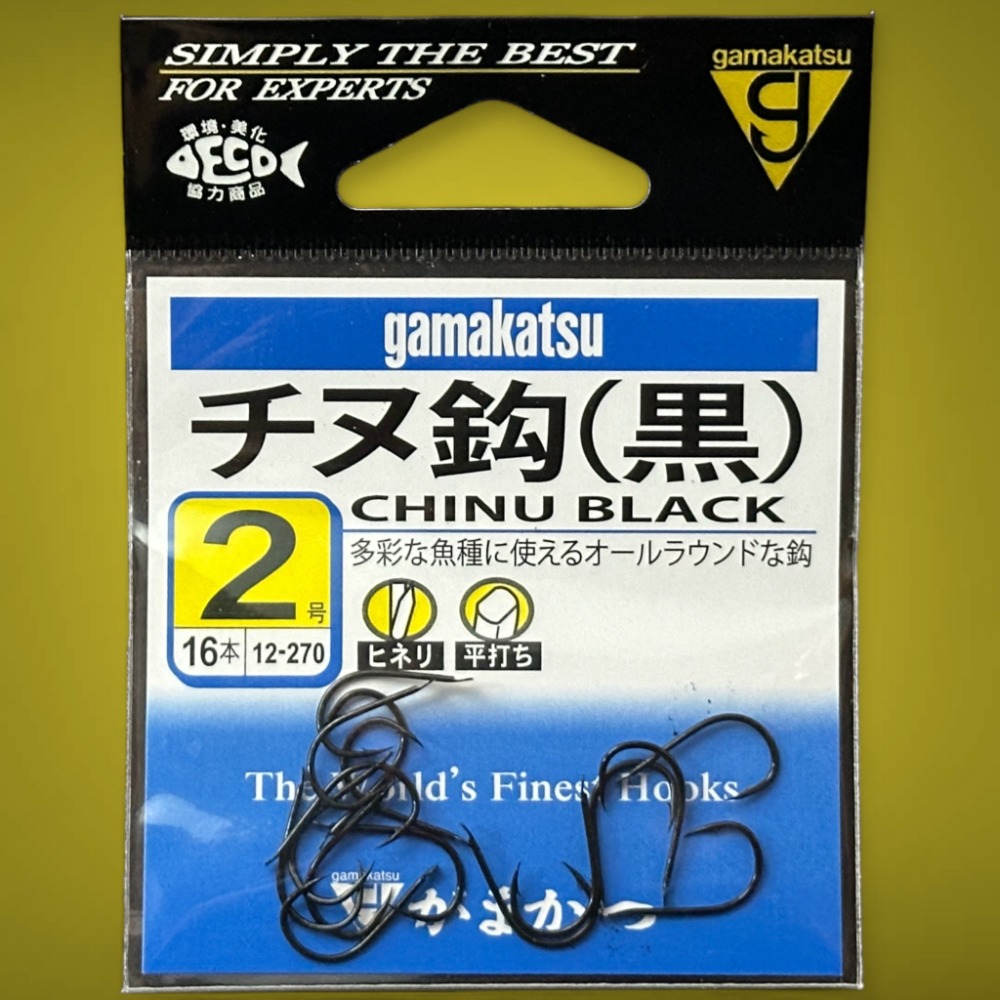 紅海釣具企業社《gamakatsu》チヌ（黑　ヒネリ）千又鉤 黑鯛鉤  磯釣鉤 魚鉤-規格圖11