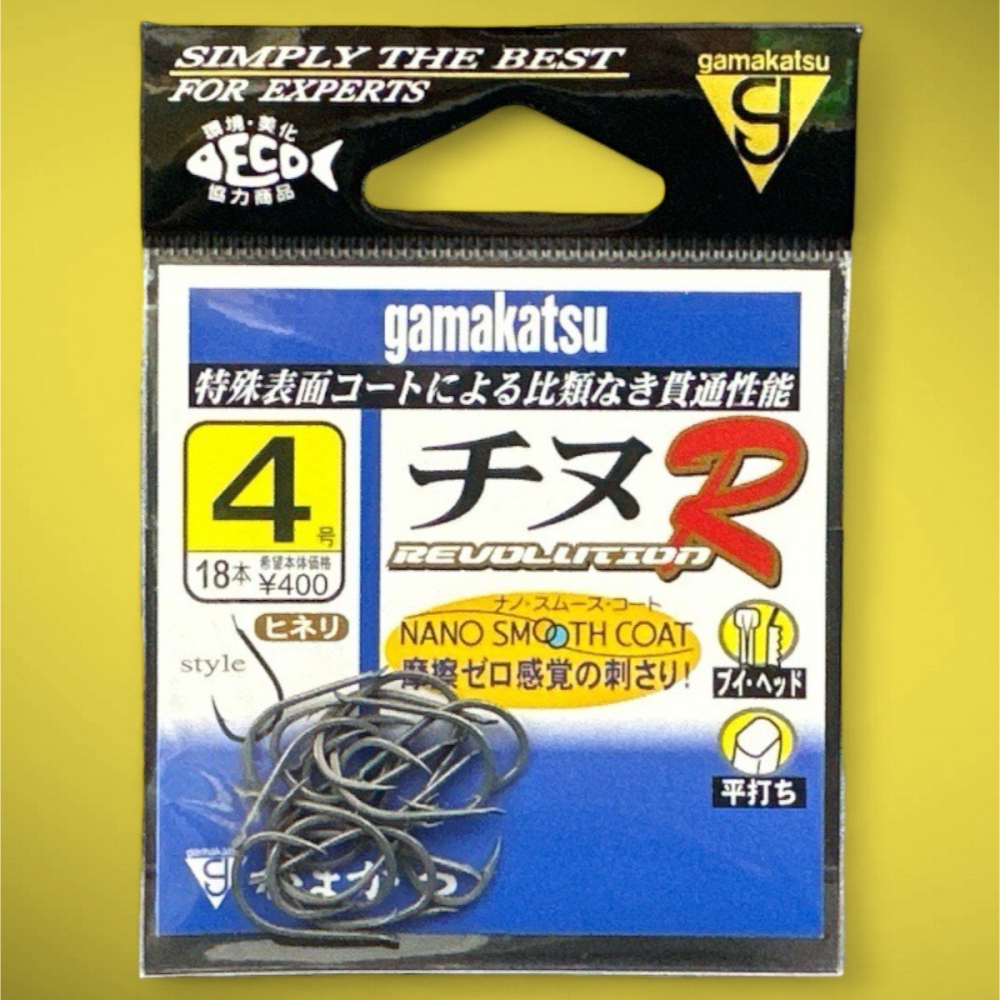 鴻海釣具企業社《gamakatsu》チヌR 黑鯛鉤 磯釣鉤 魚鉤 海釣鈎 磯鈎 日本原裝 千又R-細節圖5