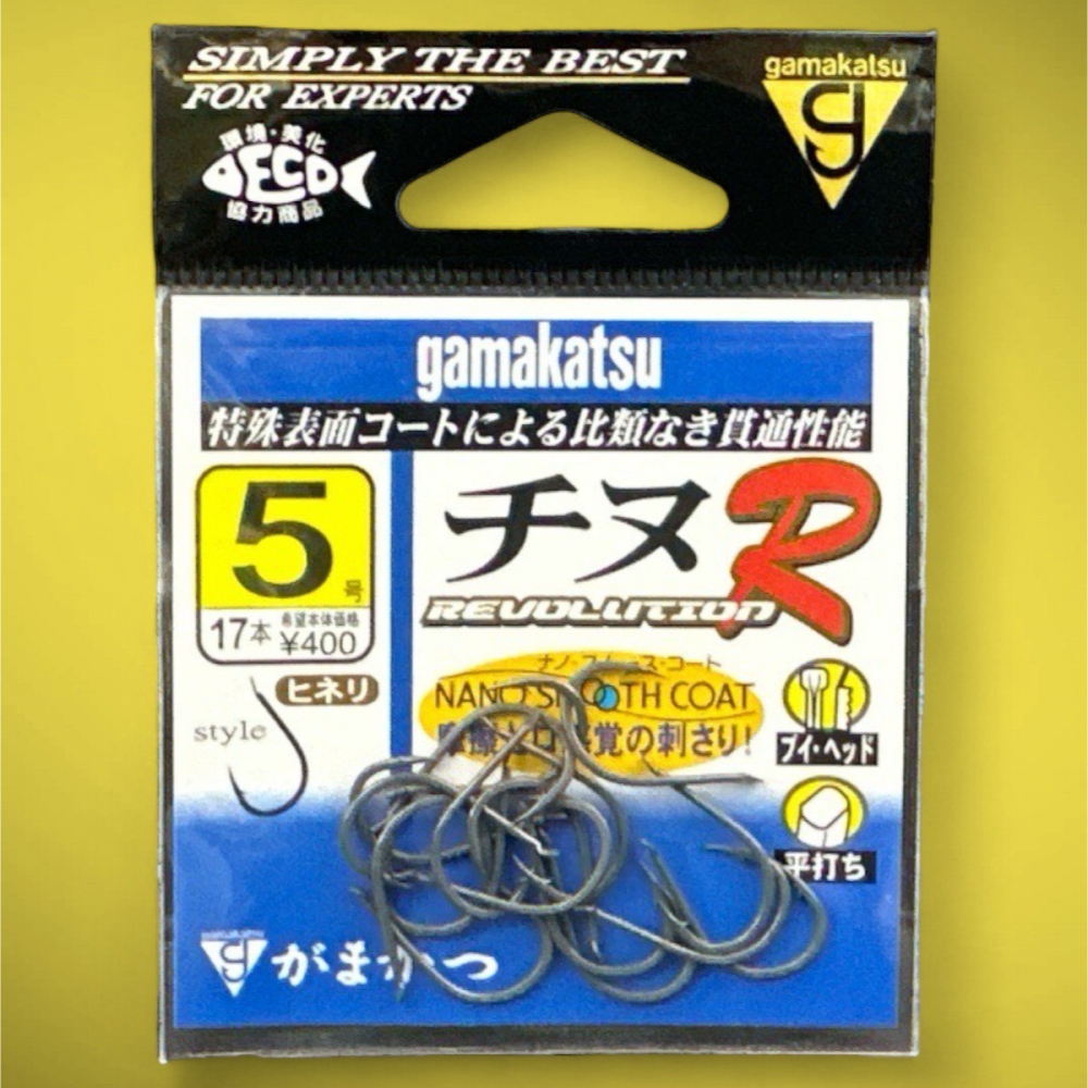 鴻海釣具企業社《gamakatsu》チヌR 黑鯛鉤 磯釣鉤 魚鉤 海釣鈎 磯鈎 日本原裝 千又R-細節圖6