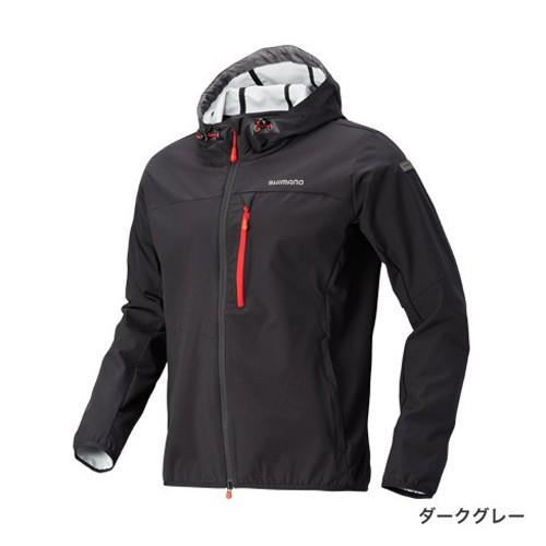 鴻海釣具企業社《SHIMANO》JA-040Q 連帽外套 黑色藍色 防風外套 軟殼外套