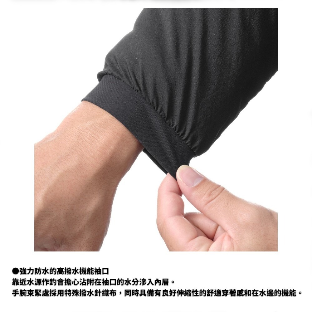 中壢紅海釣具【SHIMANO】WJ-055Y 黑色保暖防風外套 輕便保暖夾克-細節圖6