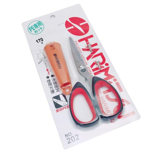 鴻海釣具企業社《HARiMitsu》冰箱專用釣魚剪刀-NO.202