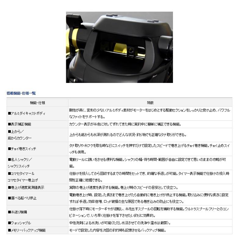 (鴻海釣具企業社)《DAIWA》電動捲線器TANACOM 750(日規黑寶) / 1000(日版黑寶)-細節圖2