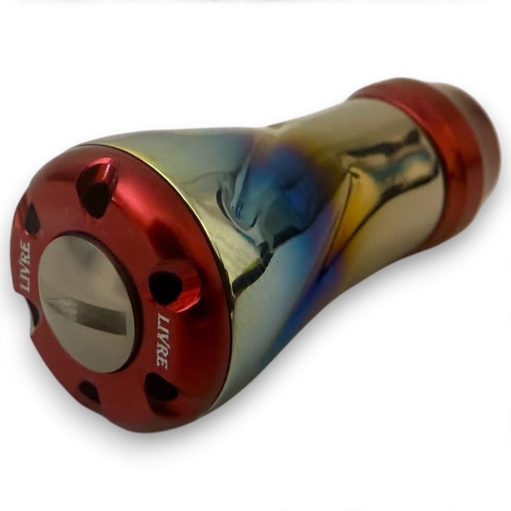 中壢紅海釣具【LIVRE】 f（フォルテ）系列  日本製-捲線器改裝鈦合金握丸(1入) SHIMANO＆DAIWA-細節圖5