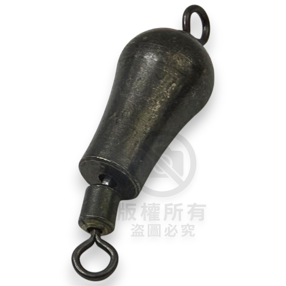 中壢紅海釣具【佳盟】銅錘轉環D型 D型轉環銅錘 釣魚配重 零配件 釣魚鉛錘 浮標配重-細節圖4