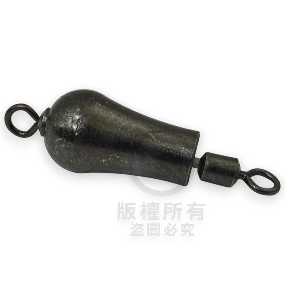 中壢紅海釣具【佳盟】銅錘轉環D型 D型轉環銅錘 釣魚配重 零配件 釣魚鉛錘 浮標配重-細節圖3