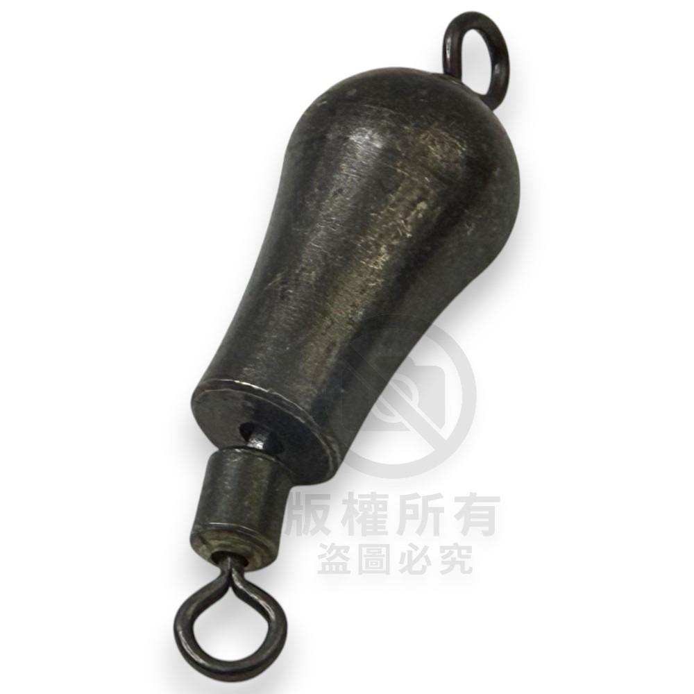 中壢紅海釣具【佳盟】銅錘轉環D型 D型轉環銅錘 釣魚配重 零配件 釣魚鉛錘 浮標配重-細節圖4