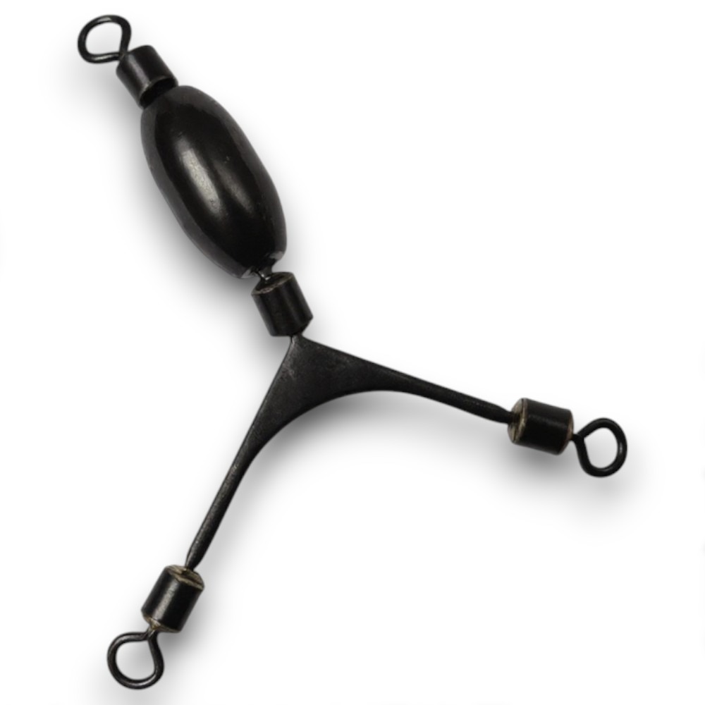 中壢紅海釣具【佳盟】銅錘三叉轉環  三叉銅錘轉環 三叉轉圜 釣魚零件-細節圖3