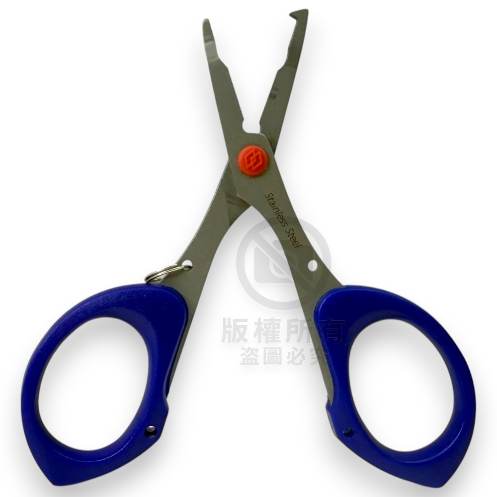 【中壢紅海釣具】CK016  4吋路亞鉗剪刀 (高級不銹鋼) 10cm-細節圖4