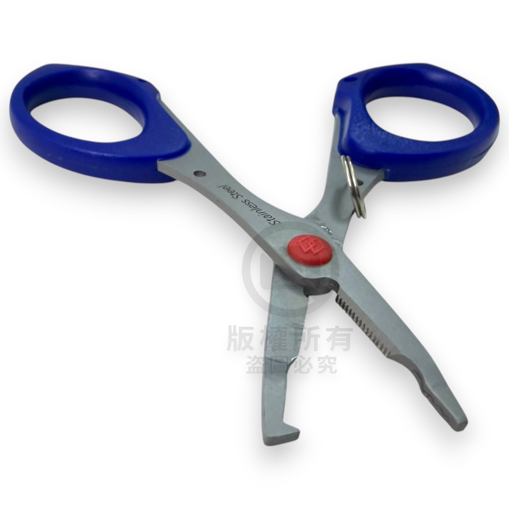 【中壢紅海釣具】CK016  4吋路亞鉗剪刀 (高級不銹鋼) 10cm-細節圖6