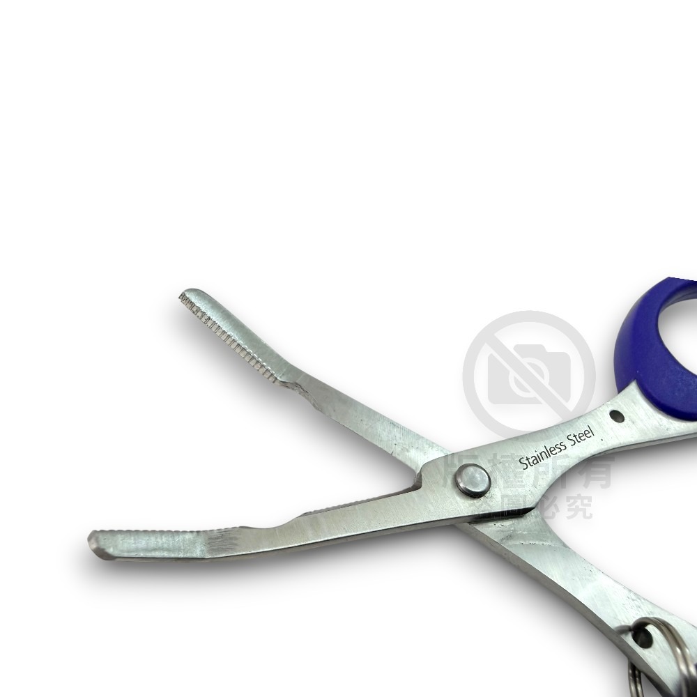 【中壢紅海釣具】不銹鋼4.5彎式剪鉗(布線利器) CK006 脫鉤器 魚剪-細節圖6