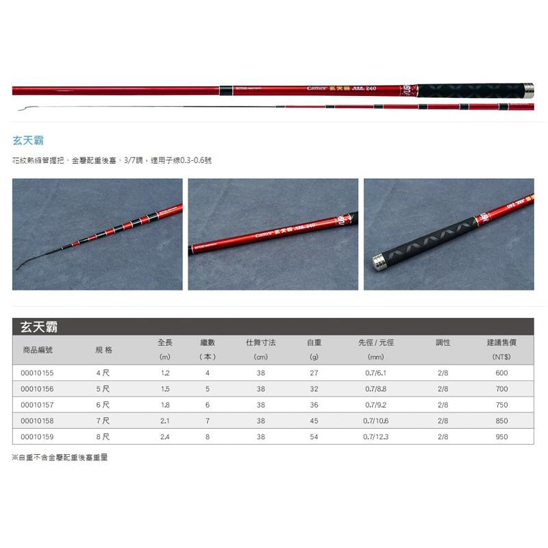 鴻海釣具企業社 玄天霸 自重 7尺 蝦竿_D213096-細節圖2