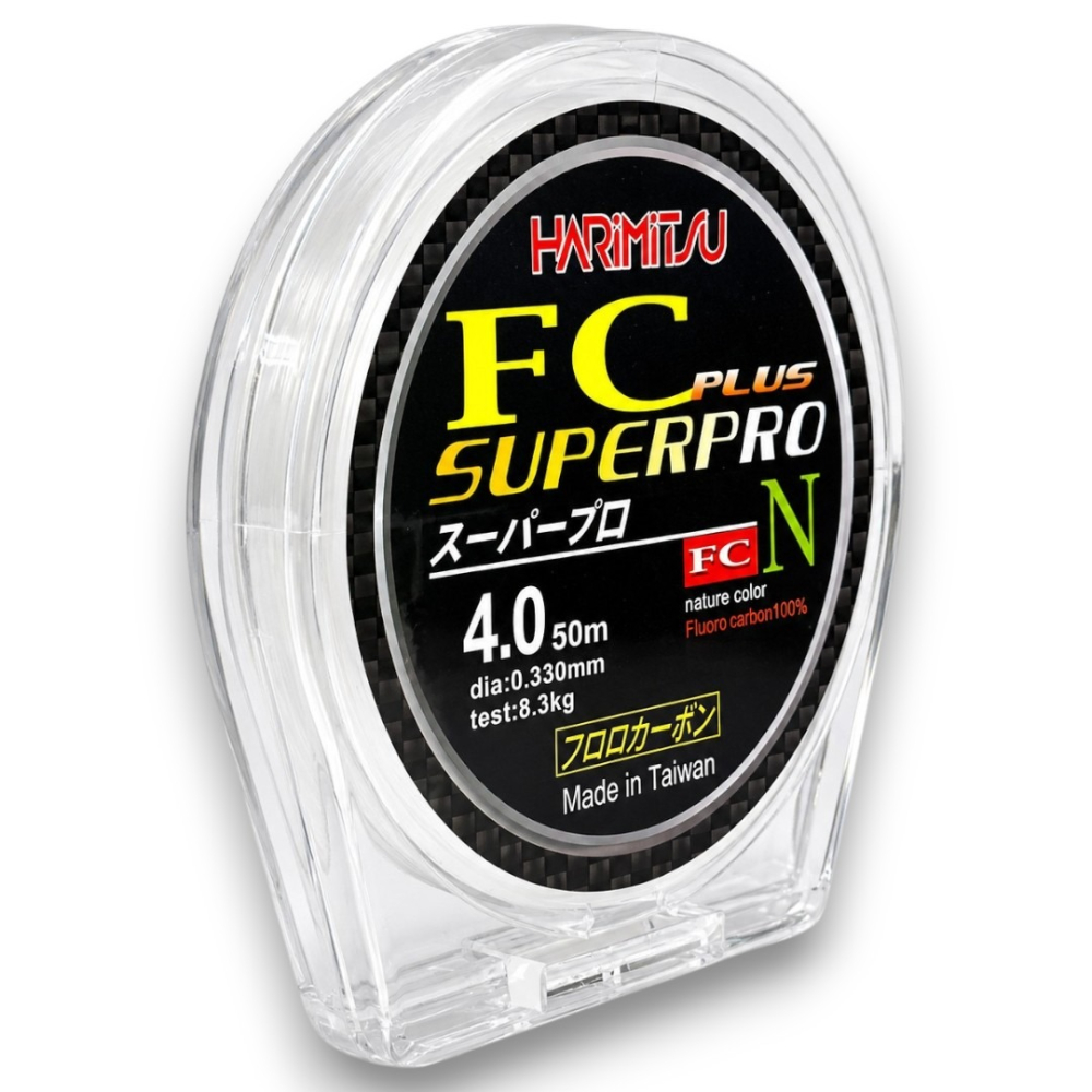 中壢紅海釣具【HARiMitsu】SUPER PRO FC PLUS 碳線 50M 卡夢線 磯釣 船釣 前導線 氟碳線-細節圖2