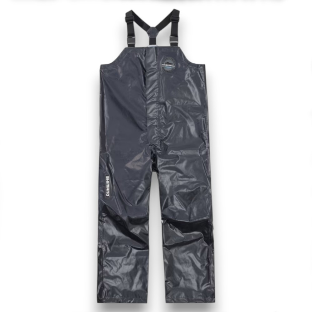 中壢紅海釣具【SHIMANO】RA-041Y 海膠船釣防水吊帶雨褲 船釣 防水 耐洗 吊帶工作褲 吊帶褲-規格圖10