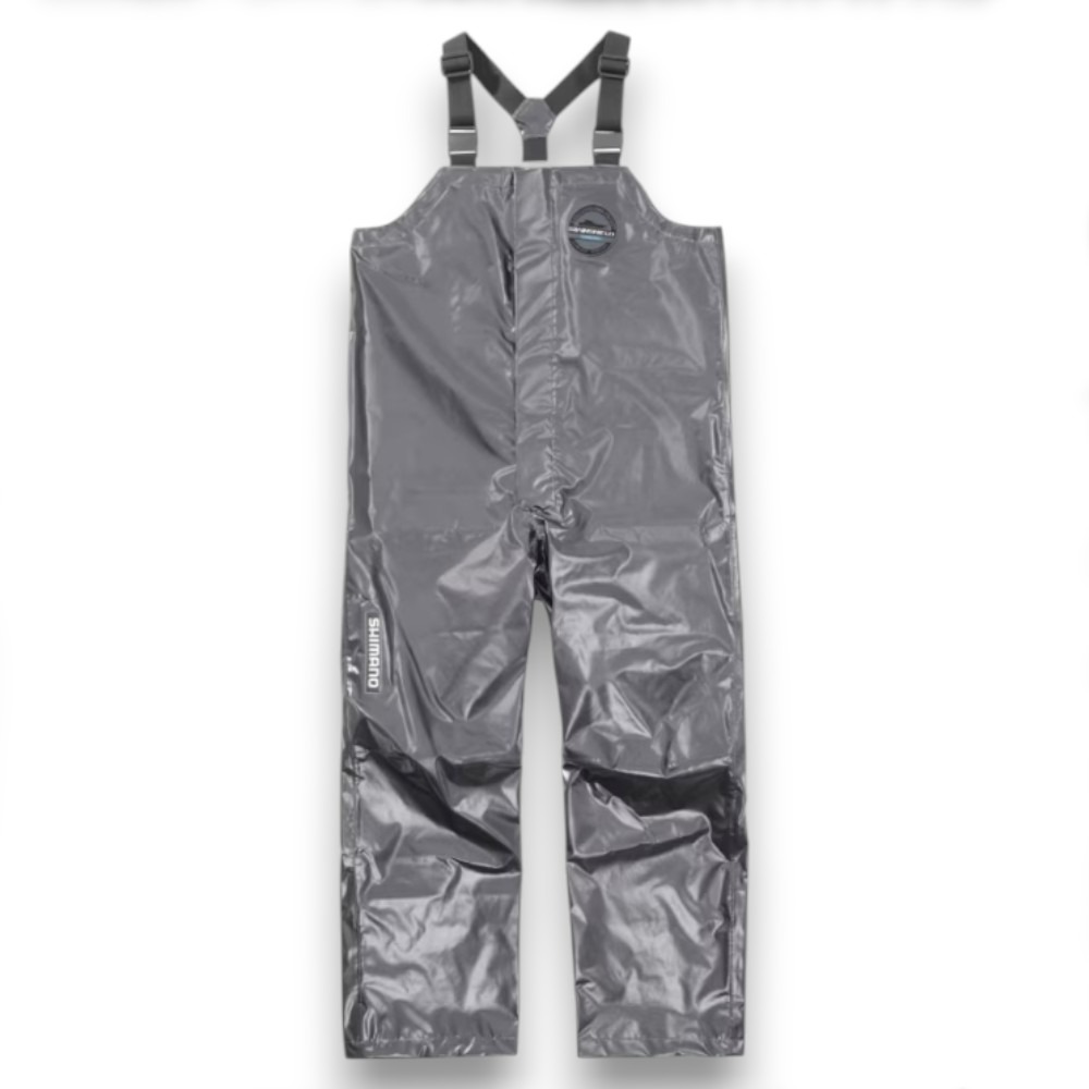 中壢紅海釣具【SHIMANO】RA-041Y 海膠船釣防水吊帶雨褲 船釣 防水 耐洗 吊帶工作褲 吊帶褲-規格圖10