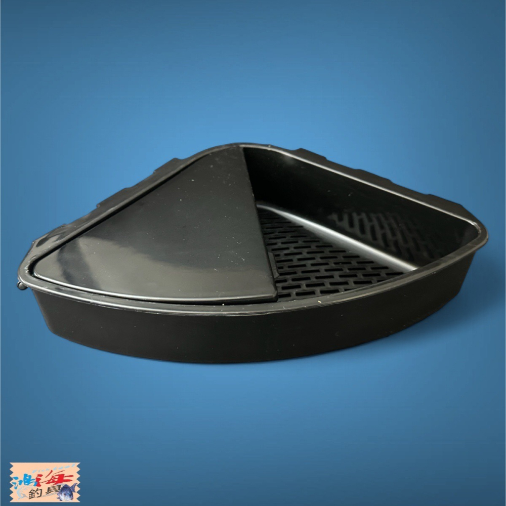 中壢鴻海釣具  三角  蟲餌盒 收納盒 置物盒 活餌盒 誘餌桶專用 誘餌盒 磯釣 紅蟲 海蟲-細節圖2