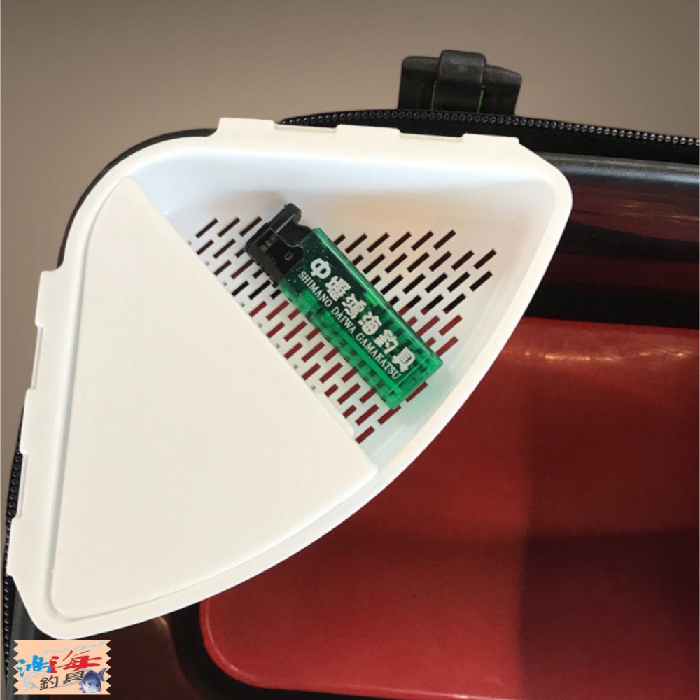 中壢鴻海釣具  三角  蟲餌盒 收納盒 置物盒 活餌盒 誘餌桶專用 誘餌盒 磯釣 紅蟲 海蟲-細節圖9