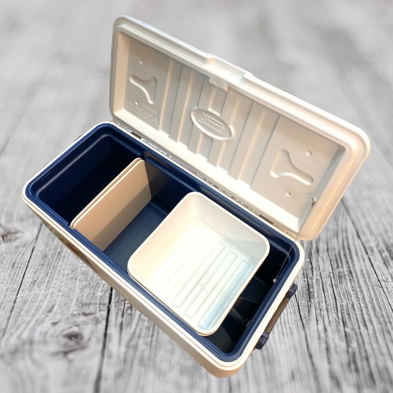 中壢鴻海釣具《Coleman》冰箱 100L(6日保冷) 冰箱 硬式冰箱 保冷冰桶 釣魚冰箱 露營 船釣  (建議自取)-細節圖3