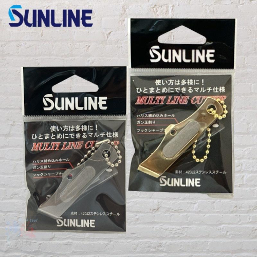 鴻海釣具企業社《SUNLINE》SAP-1023 子線夾 #金色 銀色 剪刀