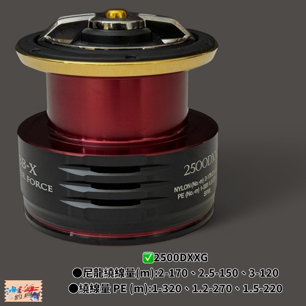 中壢鴻海釣具 【SHIMANO】TECHNIUM HYPER FORCE DESPINA LARISSA 捲線器替換線杯-規格圖5