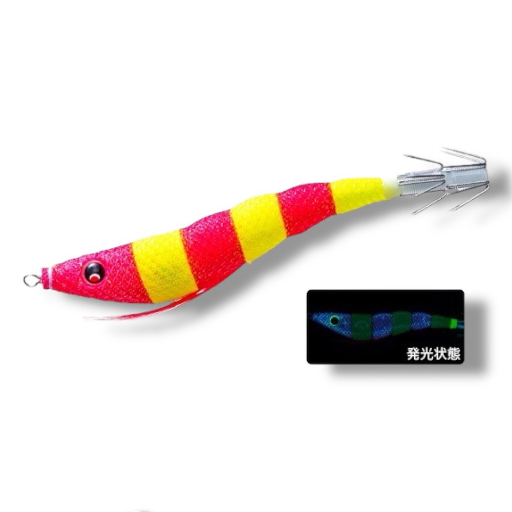 紅海釣具企業社【DUEL】 A1627 95MM天龍蝦 布卷 紅頭綠身 透抽 軟絲 紅頭綠  布捲-規格圖10