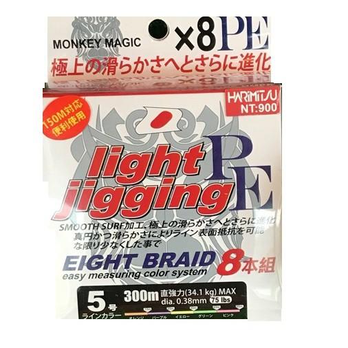 鴻海釣具企業社《MONKEY MAGIC》LIGHT JIGGING 300M 5色PE線 浮水線-細節圖2