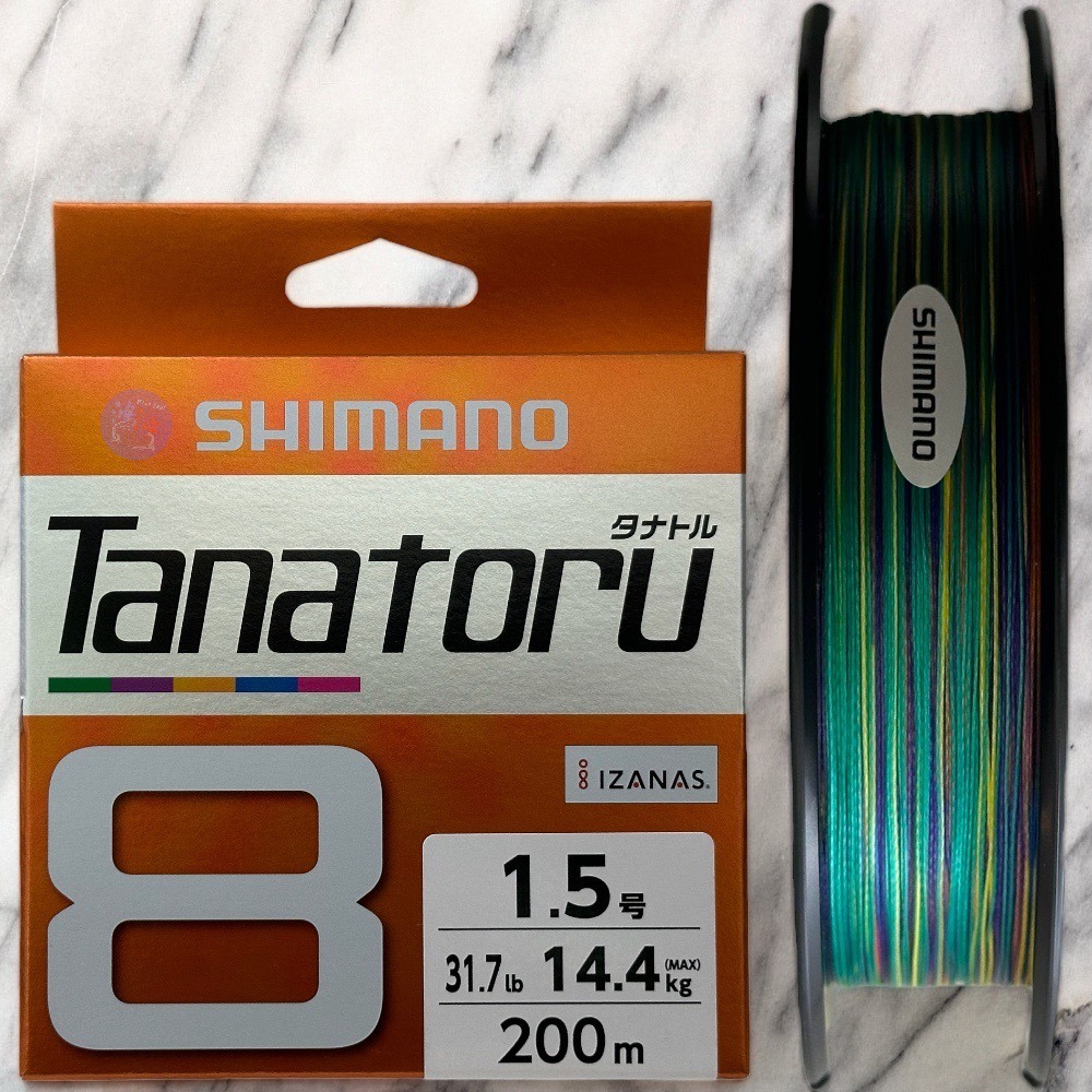 鴻海釣具企業社《SHIMANO》PL-F68R TANATORU 橘包裝  8股編織 PE線 -200M 布線 編織線-細節圖8