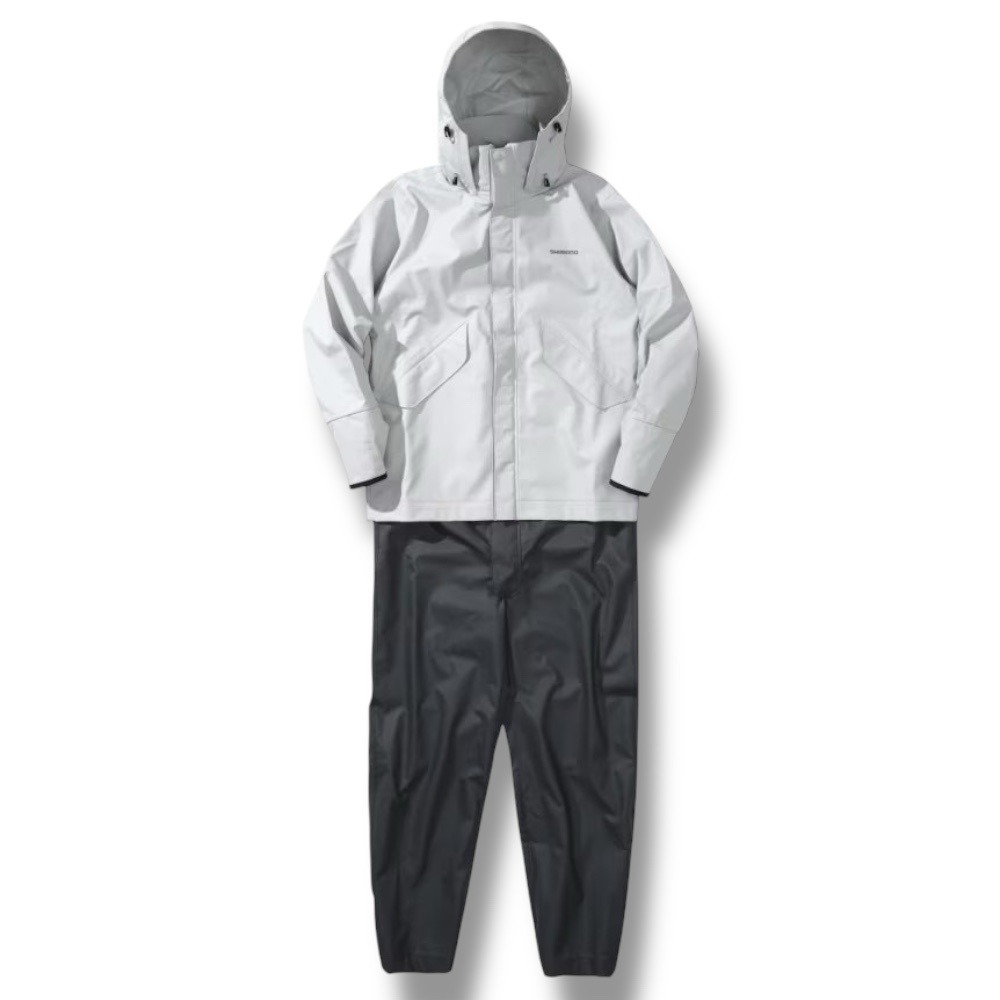 紅海釣具企業社【SHIMANO】 RA-301V 淺灰色船釣防水雨衣套裝  (25年春夏款)-規格圖10