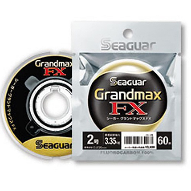 中壢鴻海釣具【Seaguar】日本島內 GRANDMAX FX-60M(黑)卡夢線 碳纖線 頂級子線0.6號~10號-細節圖3