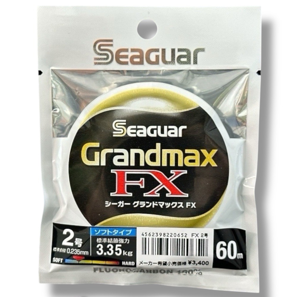 中壢鴻海釣具【Seaguar】日本島內 GRANDMAX FX-60M(黑)卡夢線 碳纖線 頂級子線0.6號~10號-細節圖7