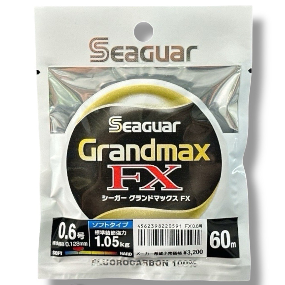 中壢鴻海釣具【Seaguar】日本島內 GRANDMAX FX-60M(黑)卡夢線 碳纖線 頂級子線0.6號~10號-細節圖9