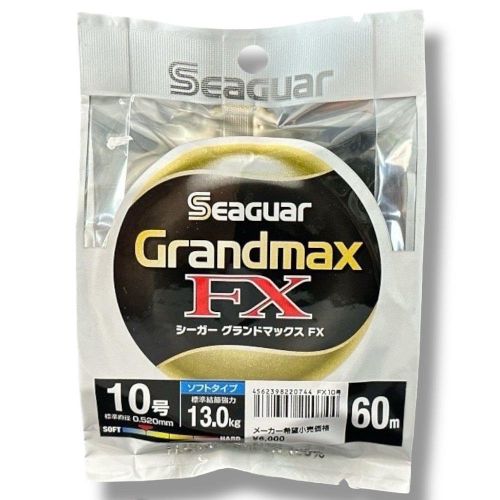 中壢鴻海釣具【Seaguar】日本島內 GRANDMAX FX-60M(黑)卡夢線 碳纖線 頂級子線0.6號~10號-細節圖11