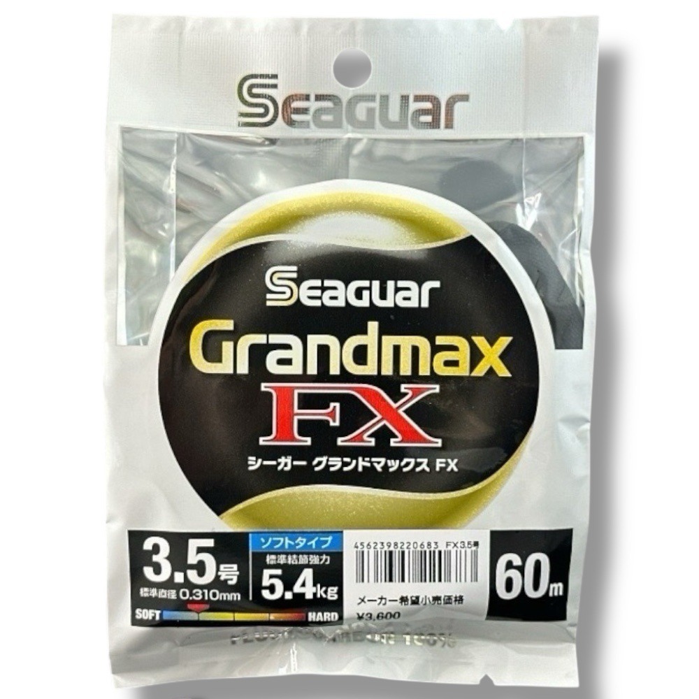 中壢鴻海釣具【Seaguar】日本島內 GRANDMAX FX-60M(黑)卡夢線 碳纖線 頂級子線0.6號~10號-細節圖8