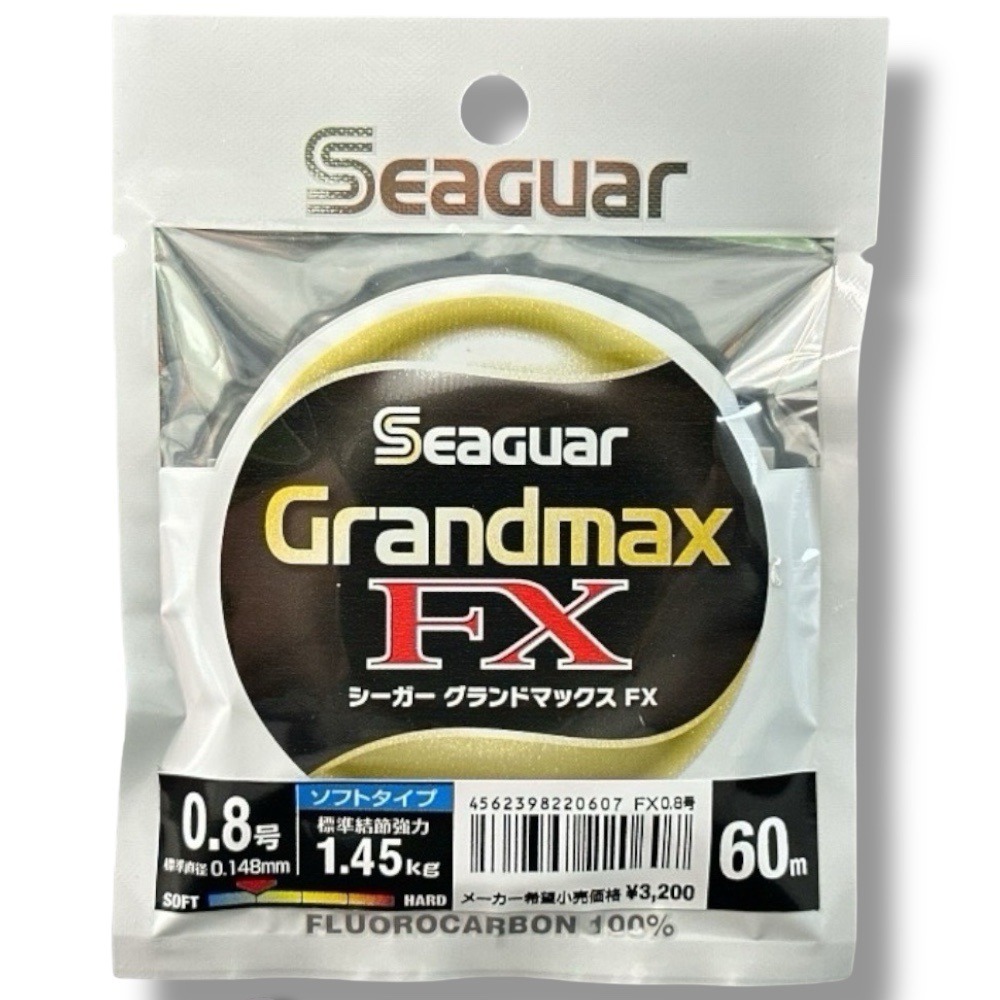 中壢鴻海釣具【Seaguar】日本島內 GRANDMAX FX-60M(黑)卡夢線 碳纖線 頂級子線0.6號~10號-規格圖11