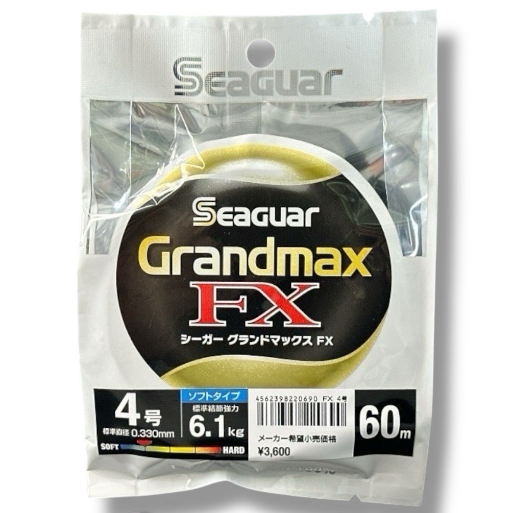中壢鴻海釣具【Seaguar】日本島內 GRANDMAX FX-60M(黑)卡夢線 碳纖線 頂級子線0.6號~10號-規格圖11