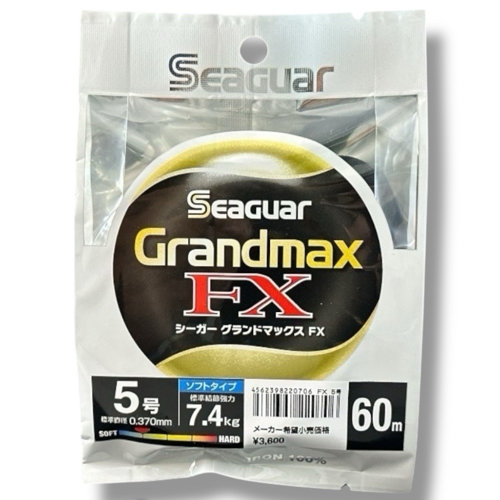 中壢鴻海釣具【Seaguar】日本島內 GRANDMAX FX-60M(黑)卡夢線 碳纖線 頂級子線0.6號~10號-規格圖11