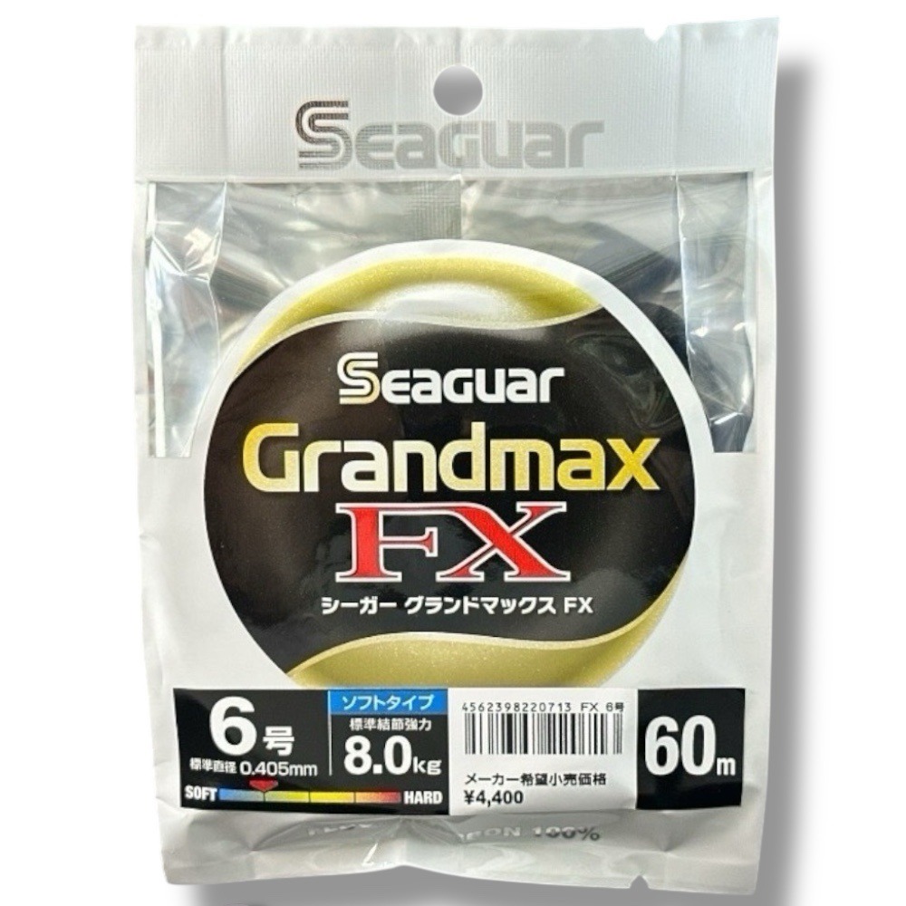 中壢鴻海釣具【Seaguar】日本島內 GRANDMAX FX-60M(黑)卡夢線 碳纖線 頂級子線0.6號~10號-規格圖11